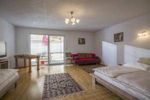 Postel nebo postele na pokoji v ubytování Ferienwohnung Karakas