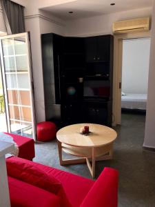 Posezení v ubytování Cozy City Apt