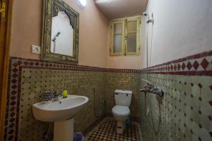 Koupelna v ubytování Riad Fes Iline
