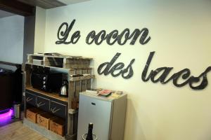 Dapur atau dapur kecil di Le cocon des lacs