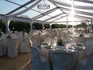 Restaurace v ubytování Albergo La Foresteria