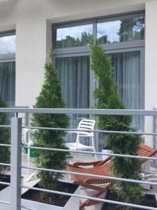 Balkón alebo terasa v ubytovaní Apartamenty Międzyzdroje