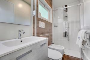 A bathroom at Camping Fusina