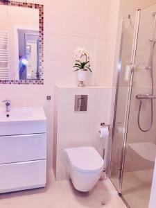Kúpeľňa v ubytovaní Apartamenty Międzyzdroje