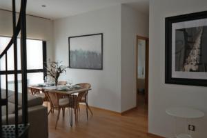Χώρος καθιστικού στο Penthouse Apartment & Pool Malaga Center