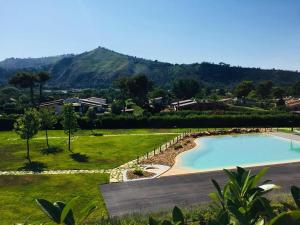 Výhled na bazén z ubytování Agriturismo San Martino nebo okolí