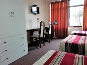 Cama ou camas em um quarto em Los Q'eros