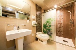 Kúpeľňa v ubytovaní Q Hotel Yongin