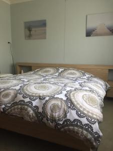 Katil atau katil-katil dalam bilik di Vakantiehuis in Vlaamse Ardennen