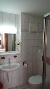 Koupelna v ubytování Hotel 3 Linden