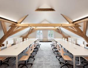 The business area and/or conference room at Hotel Kleis