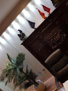Posezení v ubytování Hostal Colon