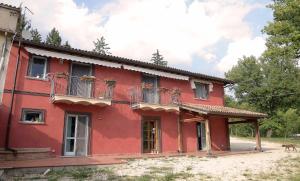 The building in which a panziókat is located