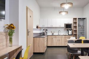 A kitchen or kitchenette at Polin House