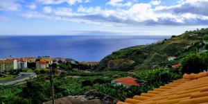 a view of the ocean from a hill at Vila Marta in Funchal