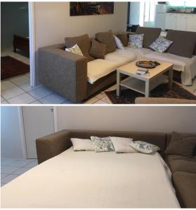 Posezení v ubytování Renovated apt 100m from beach WiFi AC + 17 fotografií