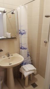 Koupelna v ubytování Hotel Bellaria