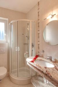 Koupelna v ubytování Hotel Theiner