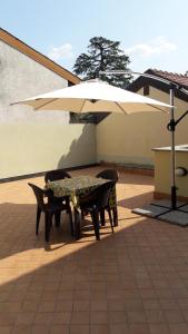 Patio alebo iná vonkajšia časť ubytovania B&B I Lazzarini
