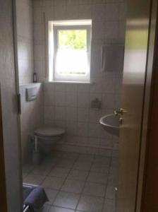 Ванная комната в Pension Haus am Heubach
