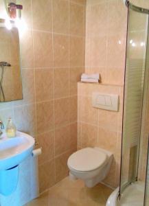 Kúpeľňa v ubytovaní Motel Rezydent + 26 fotografií