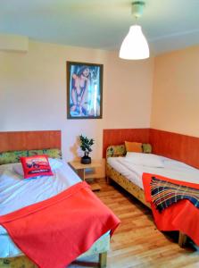 Posteľ alebo postele v izbe v ubytovaní Motel Rezydent