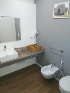 Koupelna v ubytování B&B Suites Via del Mare