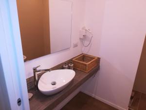 Koupelna v ubytování B&B Suites Via del Mare