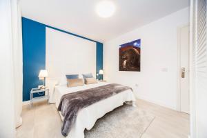 Postel nebo postele na pokoji v ubytování Luxury Beach Apartments