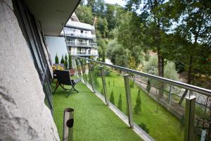 Vonkajšia záhrada v ubytovaní VIP Apartamenty Szklane Domy The View