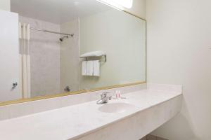 Super 8 by Wyndham Hull Street Midlothian Richmond Area的一间浴室