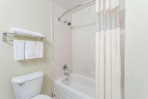 Super 8 by Wyndham Hull Street Midlothian Richmond Area的一间浴室