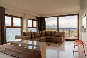 A seating area at Hotel Continental
