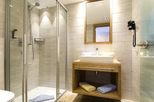 Kúpeľňa v ubytovaní Hotel Garni Persutt