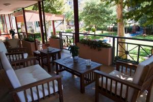 Balkón nebo terasa v ubytování Hotel Gabrini