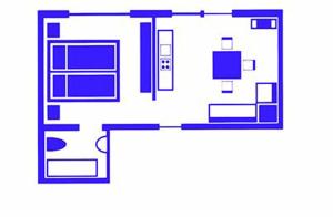 Κάτοψη του Ferienwohnung Meyer mit Garten