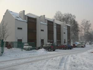 Apartamenty Wiślany Brzeg v zimě