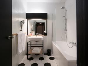 Ein Badezimmer in der Unterkunft HUP