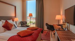 Ένα ή περισσότερα κρεβάτια σε δωμάτιο στο Clarion Hotel Helsinki