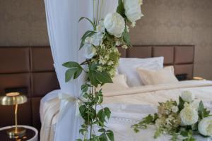 Posteľ alebo postele v izbe v ubytovaní Hotel Panská Zahrada