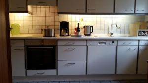 Kitchen o kitchenette sa Ferienhaus Schenk