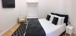 Posteľ alebo postele v izbe v ubytovaní CLUVERIO11 LUXURY APARTMENT