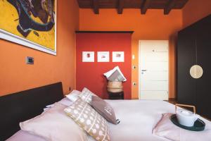 Letto o letti in una camera di Klinec Plešivo Art Rooms