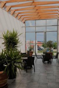 Balkón nebo terasa v ubytování GS Hotel Mindelheim