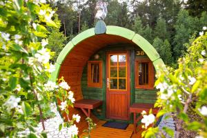 Zahrada ubytování LEGOLAND Wilderness Barrels & Cabins