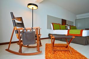 Posezení v ubytování Auténtico Hotel