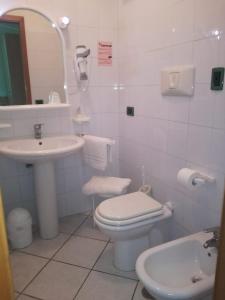 Koupelna v ubytování Hotel Zilema