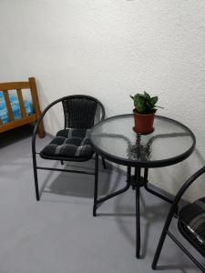 Ein Sitzbereich in der Unterkunft Comfort Plus