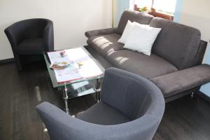 Posezení v ubytování Ferienwohnung Gläser