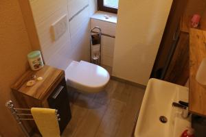 Koupelna v ubytování Ferienwohnung Gläser